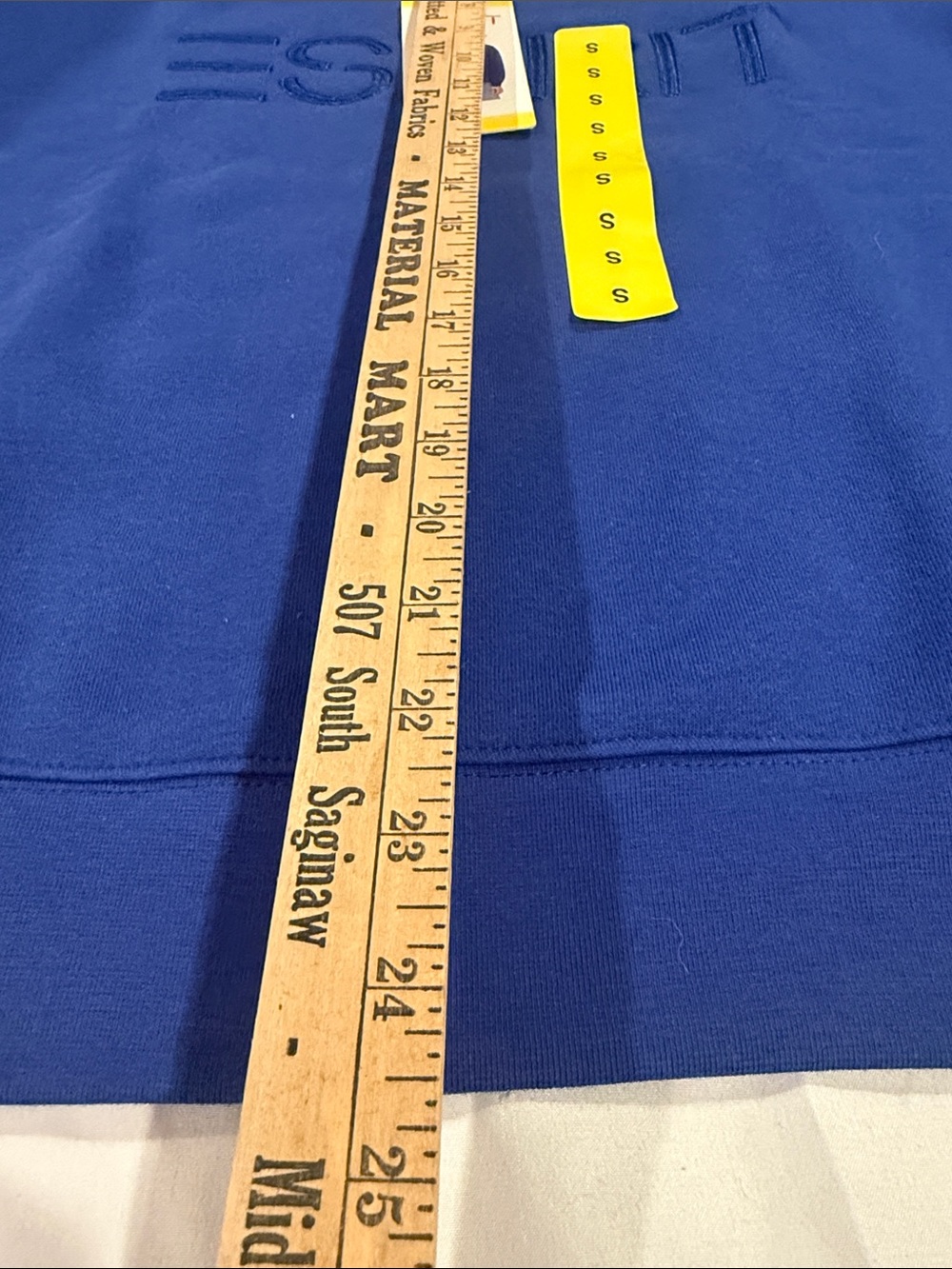 NWT Esprit Costco Crewneck Sweatshirt Blue Retro Logo 90s Throwback Cozy Fall - Picture 6 of 8